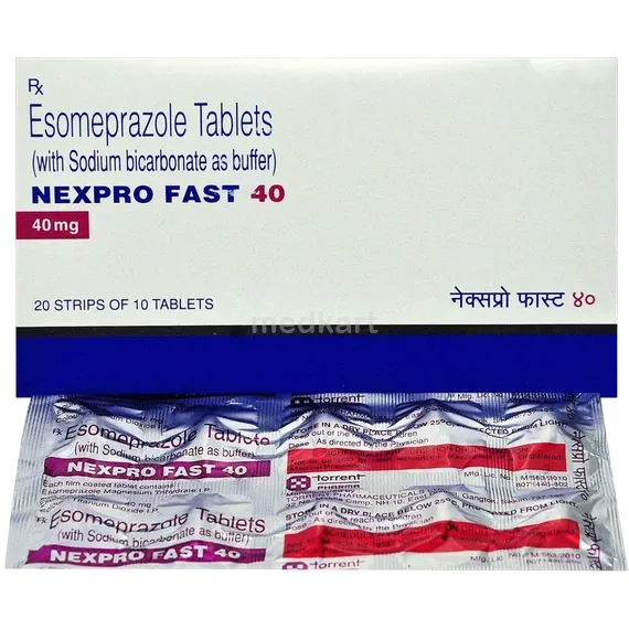nexpro fast 40mg tablet 10's